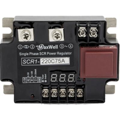 Input selectable high accuracy single phase SCR power regulator