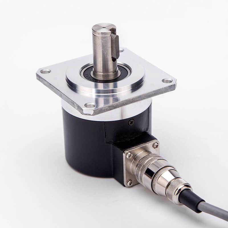 68mm solid shaft rotary encoder with flange