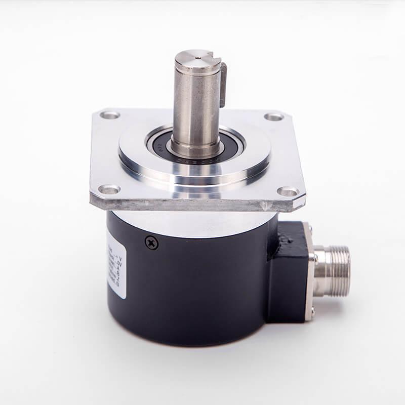 68mm solid shaft rotary encoder with flange