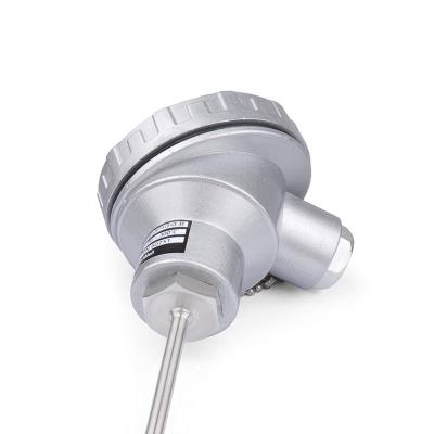 PT100 RTD sensor with adjustable compression fitting and connection box