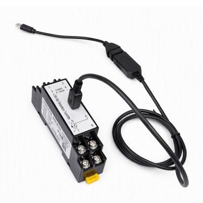 Universal Din Rail Temperature Transmitter – 4-20mA Output, PC & App Configurable