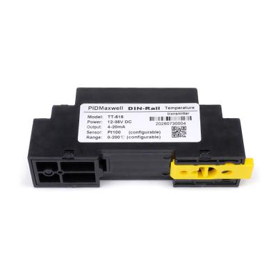Universal Din Rail Temperature Transmitter – 4-20mA Output, PC & App Configurable