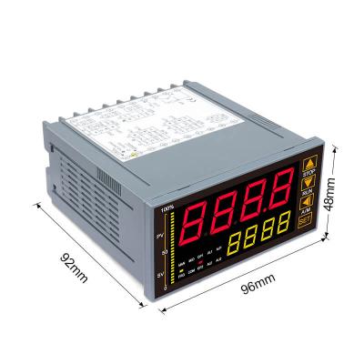 High-Precision Process Meter with IP65 Front Panel, 24VDC Sensor Power, and Flexible AOP Alarm Mapping for PLC & Recorder Integration