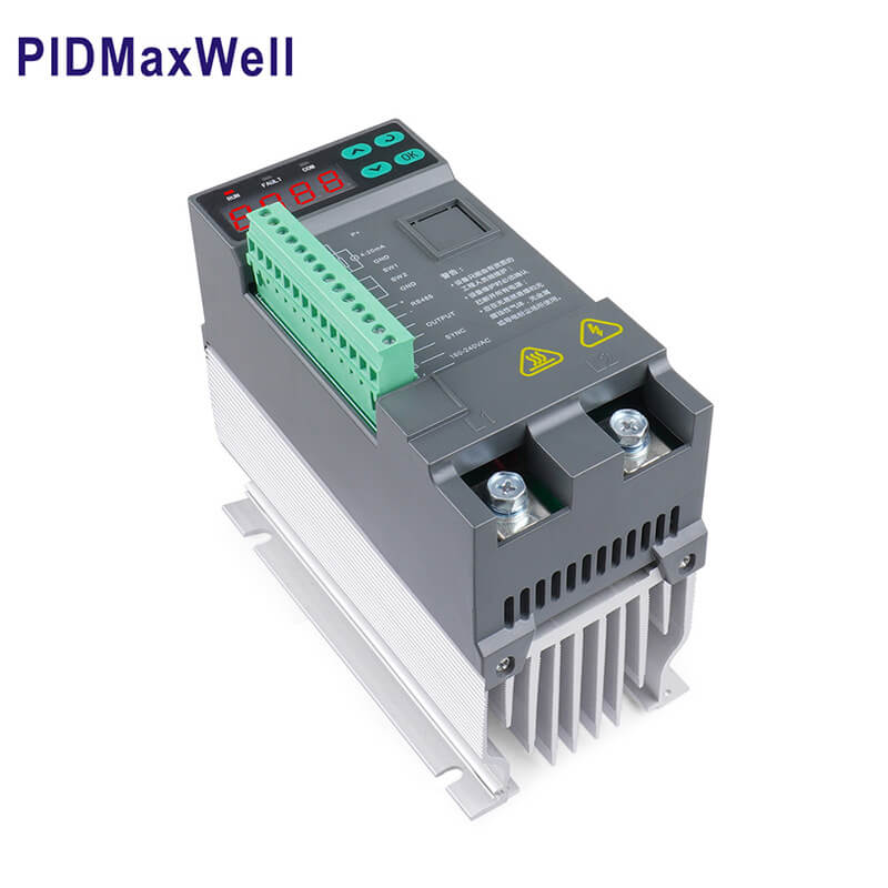 What role does a power regulator play in an industrial electric heating system?